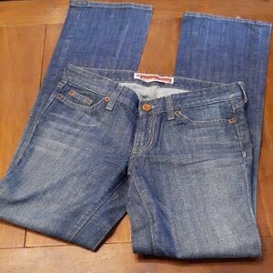 Gap Women's Bootcut Blue Jeans, Waist 30", Rise 7", Inseam 32"